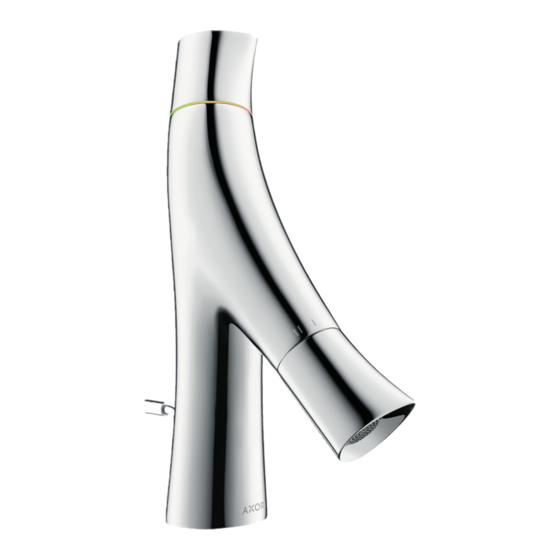 Hansgrohe AXOR Starck Organic 12010000 Mode D'emploi / Instructions De Montage