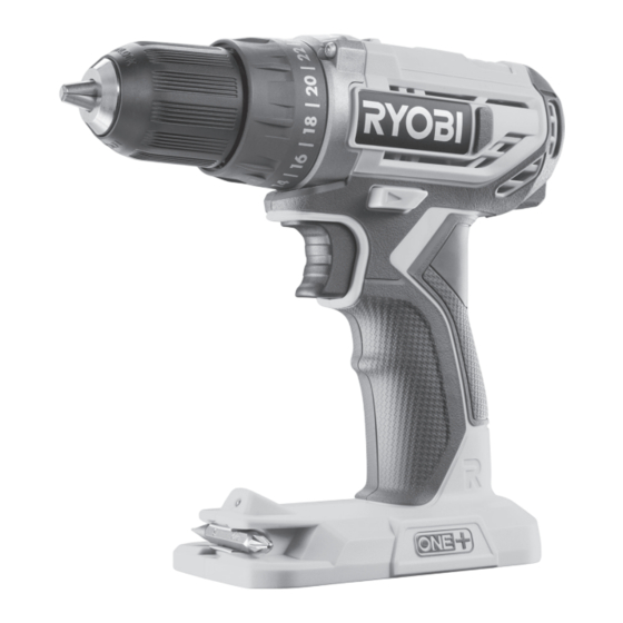 Ryobi R18DD2 Traduction Des Instructions Originales