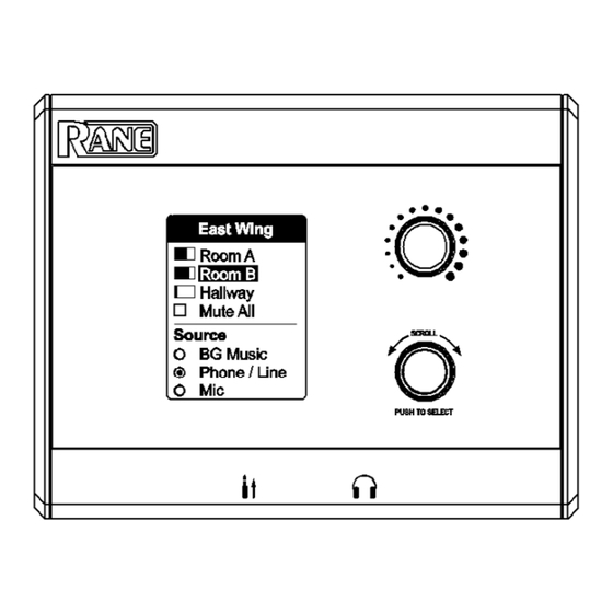 Rane RAD26 Guide D'utilisation