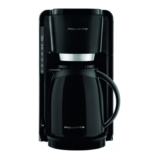 Rowenta Adagio Edelstahl CT3818 Mode D'emploi