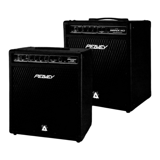 Peavey BASIC Serie Mode D'emploi