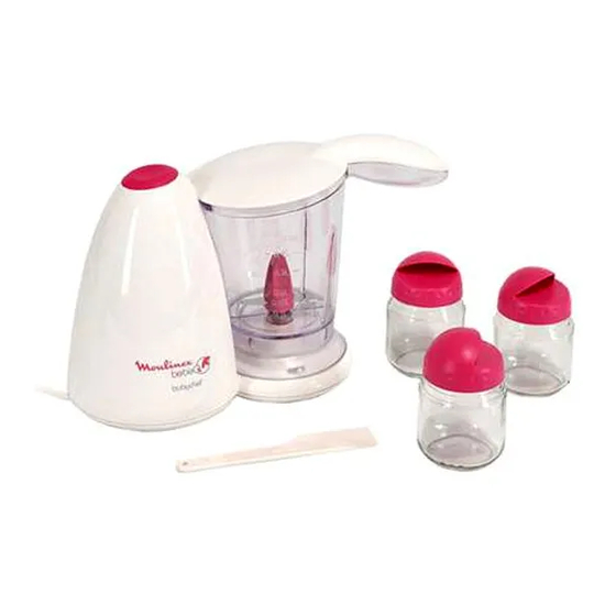 Moulinex BABY CHEF Guide Rapide