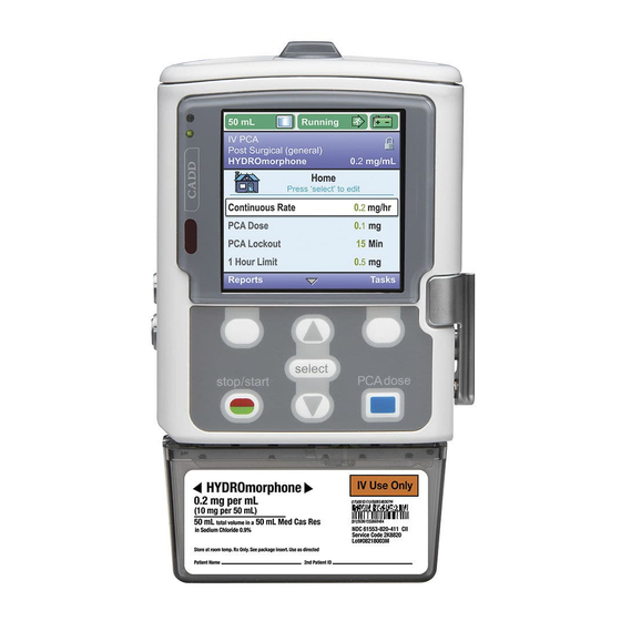 SMITHS MEDICAL CADDSOLIS GUIDE D'UTILISATION Télécharger le Pdf