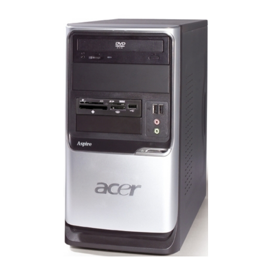 Acer Aspire T160 Manuel D'utilisation