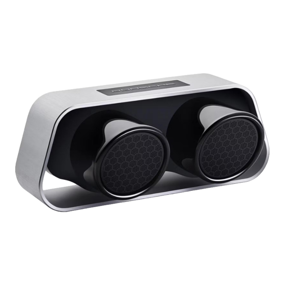 Porsche 911 Speaker Mode D'emploi