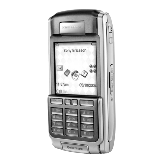 Sony Ericsson P910a Manuels