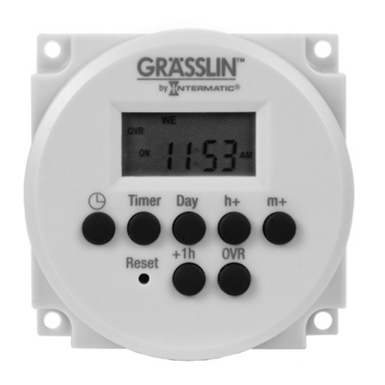 Intermatic GRASSLIN GM40AVE-RD89 Serie Instructions D'installation