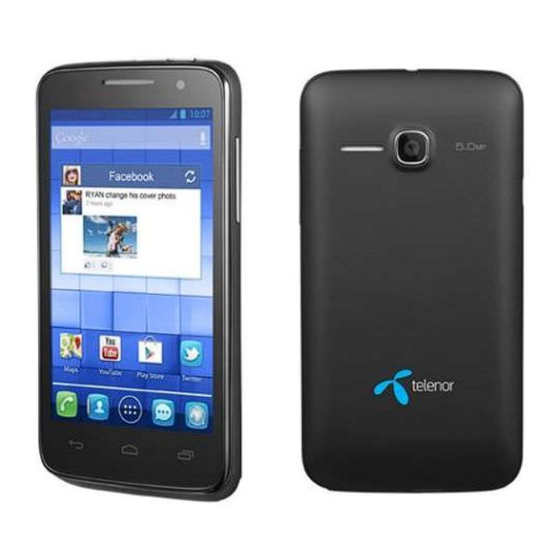 Alcatel Onetouch 5020X Guide De Démarrage Rapide