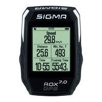 Sigma ROX GPS 7.0 Mode D'emploi