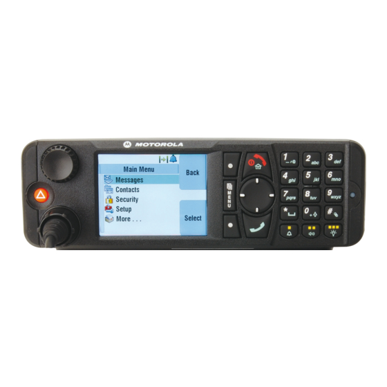 Motorola MTM800 Enhanced Guide D'utilisation