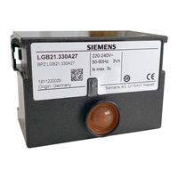 Siemens LGB22.330A270 Mode D'emploi