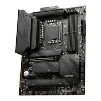 MSI MAG Z790 TOMAHAWK WIFI DDR4 Manuel D'utilisation