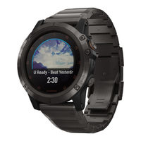 Garmin FENIX 5X Manuel D'utilisation