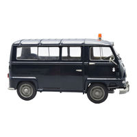 Heller RENAULT ESTAFETTE GENDARMERIE Instructions D'assemblage