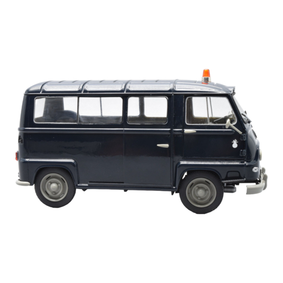 HELLER RENAULT ESTAFETTE GENDARMERIE Instructions D'assemblage