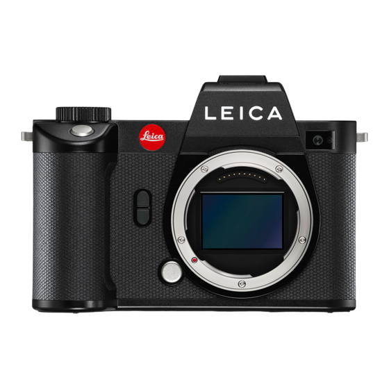 Leica SL Mode D'emploi