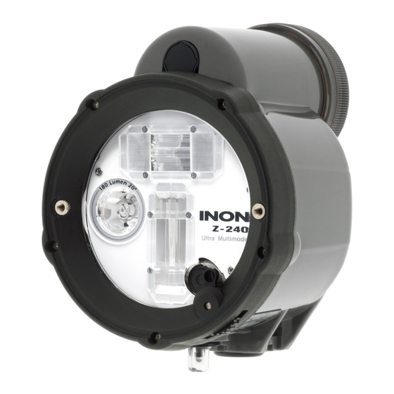 INON Z-240 Utilisation
