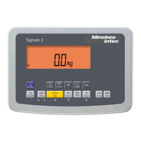 Minebea Intec Signum 3 Notice D'installation
