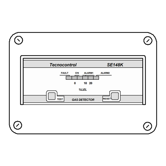 Techno Control SE128K Manuel D'utilisation Rapide