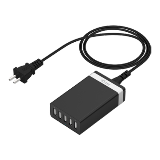 i-tec CHARGER5P40W Mode D'emploi
