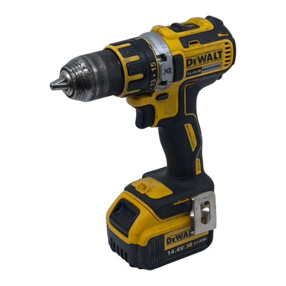DeWalt DCD732 Traduction De La Notice D'instructions Originale