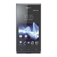 Sony Xperia J Guide De L'utilisateur
