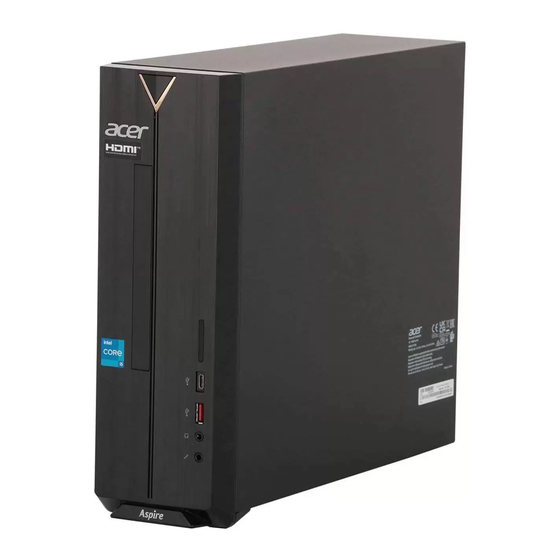 Acer Aspire XC-830 Serie Manuel D'utilisation