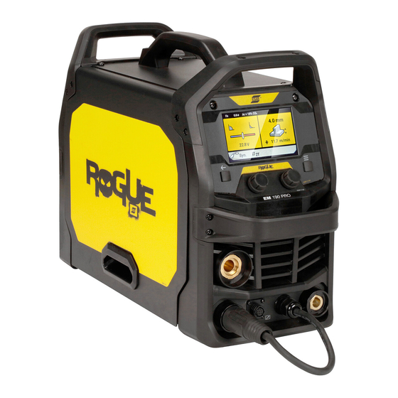 ESAB Rogue EM 190 PRO Manuels