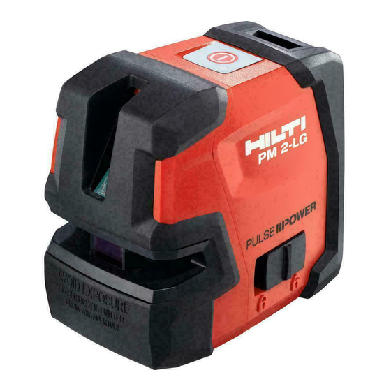 Hilti PM 2-LG Mode D'emploi