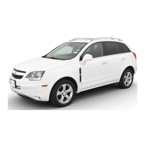 Chevrolet Captiva 2015 Manuel D'utilisation