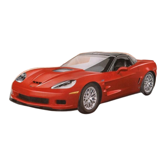 REVELL CORVETTE ZR-1 Mode D'emploi