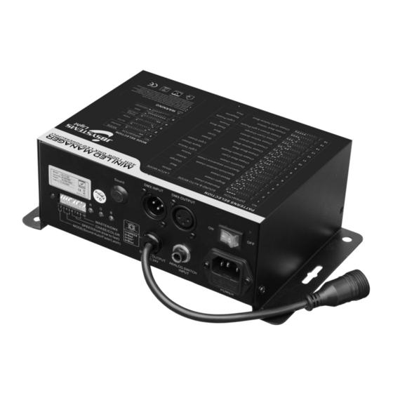 JB Systems Light MINI LEG MANAGER Mode D'emploi