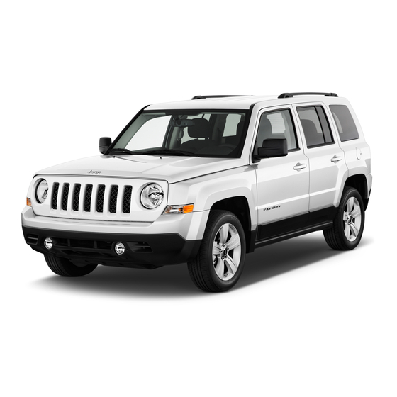 Jeep Patriot 2013 Guide D'utilisateur