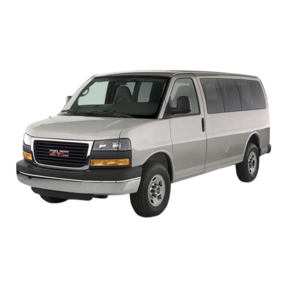 GMC Savana Guide De Propriétaire