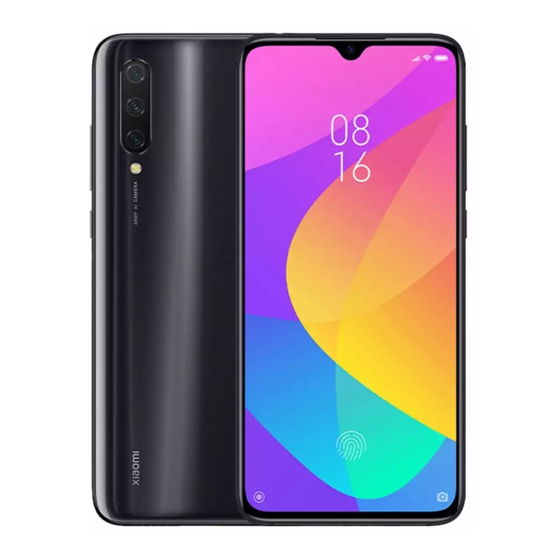 Xiaomi Mi 9 Lite Guide D'utilisation