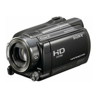 Sony Handycam HDR-XR520 Guide Pratique