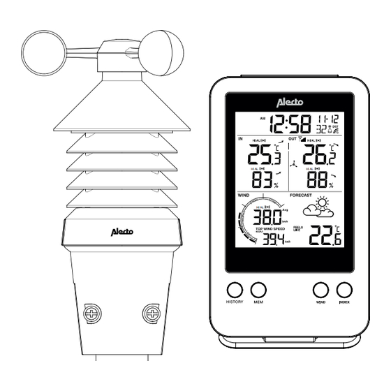 Alecto WS-3400 Guide De L'utilisateur