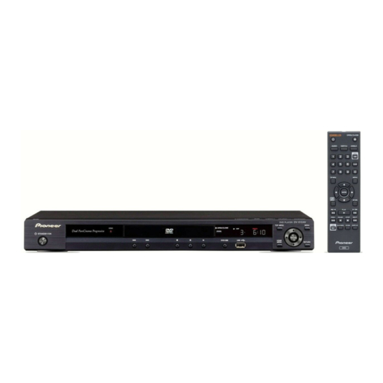 Pioneer DV-610AV-S Mode D'emploi