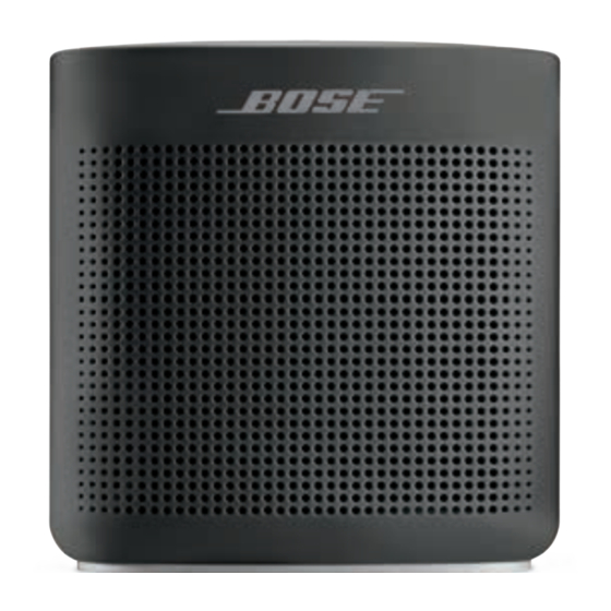 Bose SOUNDLINK COLOR II Notice D'utilisation