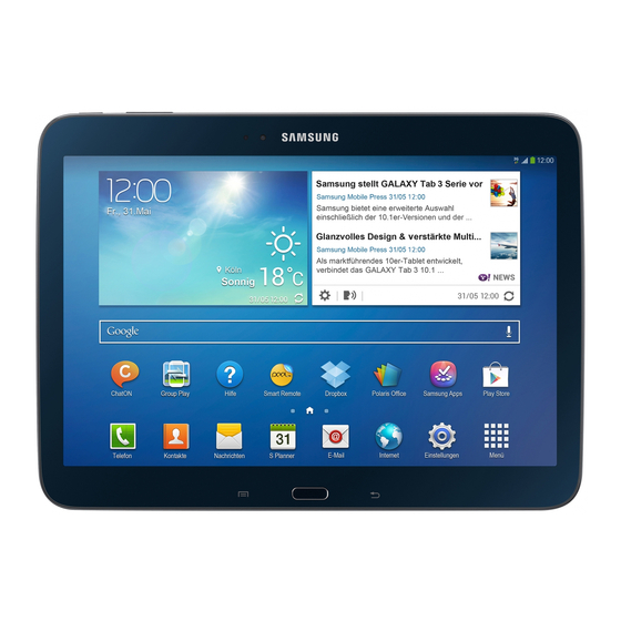 Samsung GALAXY Tab 3 Mode D'emploi