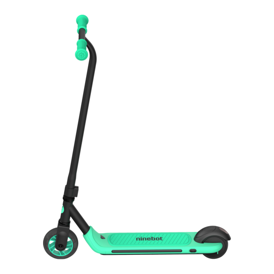 Ninebot eKickScooter ZING A6 Manuel De L'utilisateur