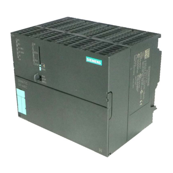 Siemens SIMATIC S7 EC31-HMI/RTX Instructions De Service