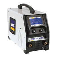 Gys TIG 220 Notice D'utilisation