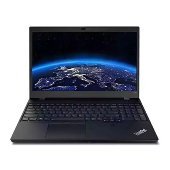 Lenovo ThinkPad P15v Gen 1 Guide D'utilisation