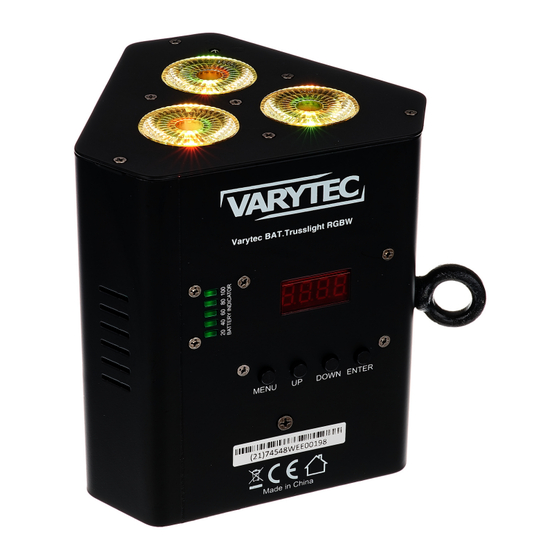 Varytec BAT.Trusslight RGBW Notice D'utilisation