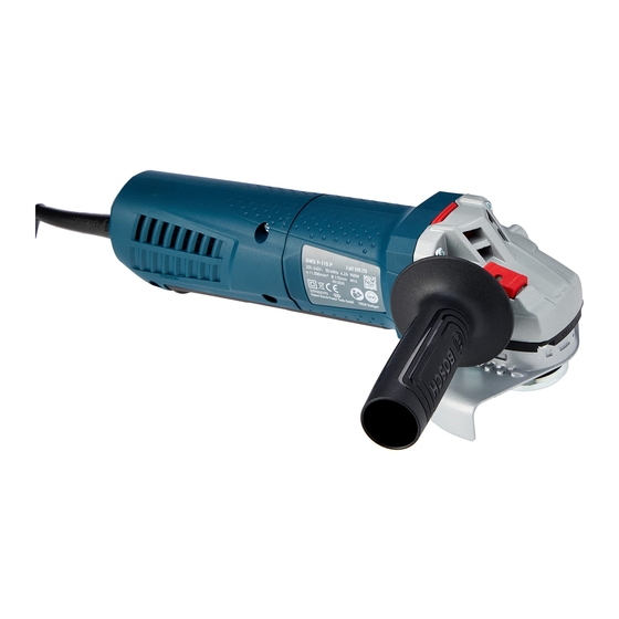 Bosch GWS Professional 9-125 P Notice Originale