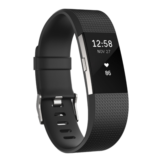 Fitbit charge 2 Manuel Utilisateur