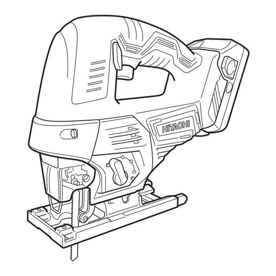 Hitachi Koki CJ 18DGL Mode D'emploi