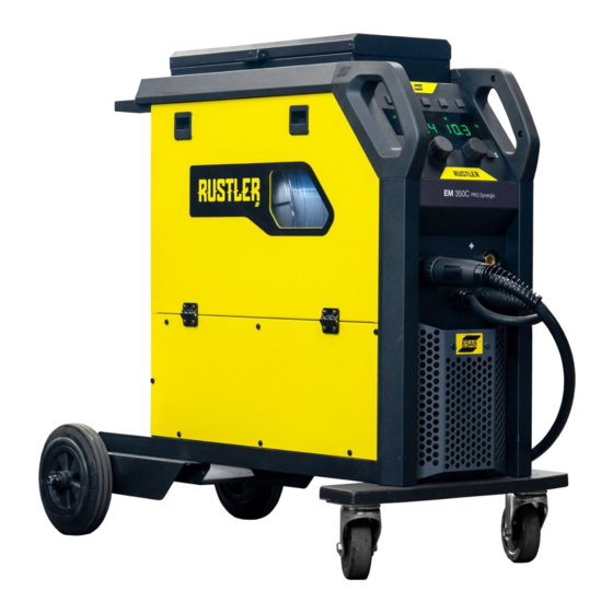 ESAB Rustler EM 350C PRO Manuels