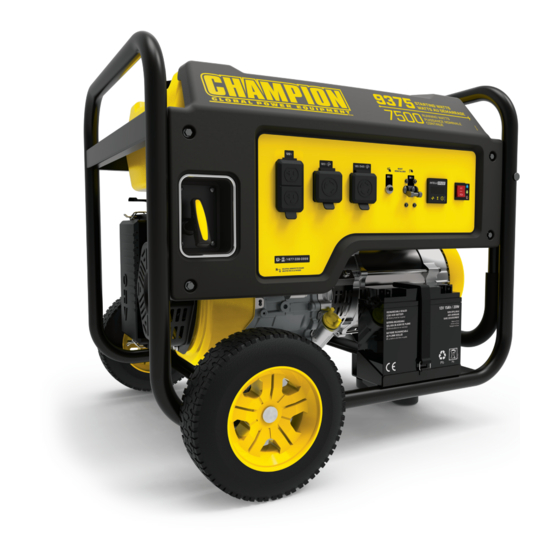 Champion Global Power Equipment 100463 Manuel D'utilisation